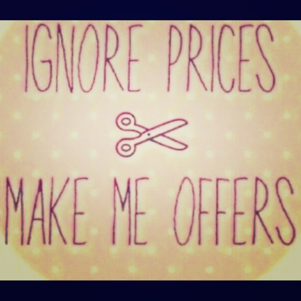 ACCEPTING ALL REASONABLE OFFERS STARTING NOW!!